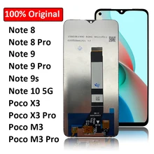 Original LCD Display Touch Screen For Xiaomi Redmi Note 8 9 9S 10 5G 9T / Poco M3 X3 Pro LCD Digitizer Assembly Replacement Part