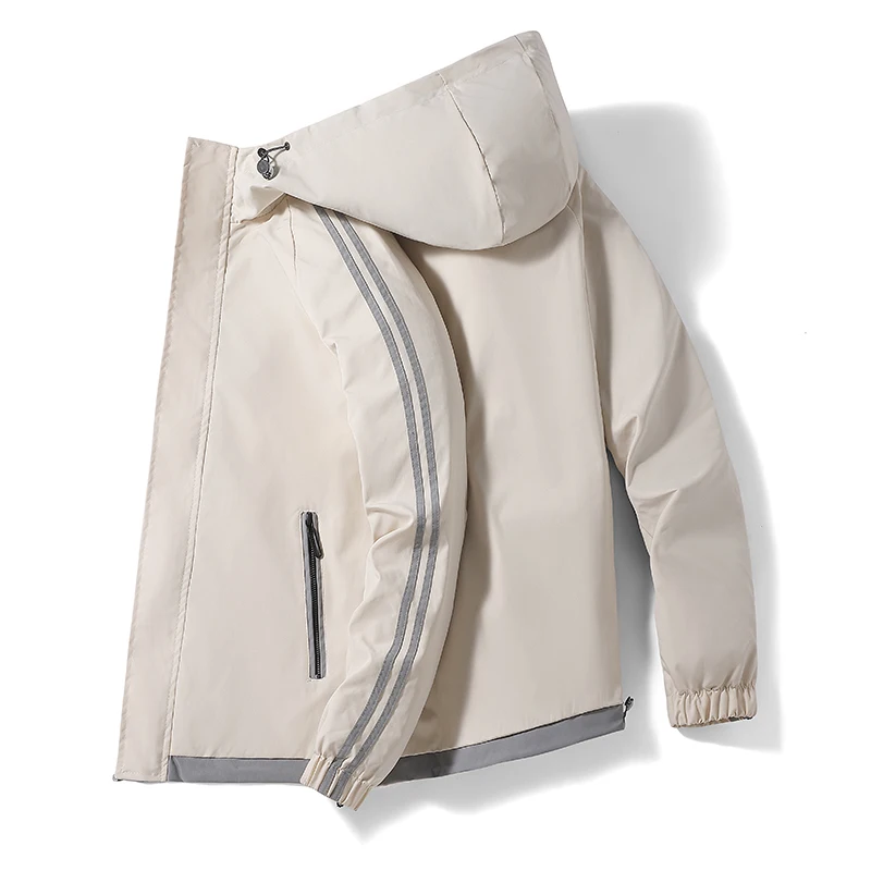 Новинка 2023 осенняя модная мужская куртка Pinted облегающая Мужская куртка-бомбер