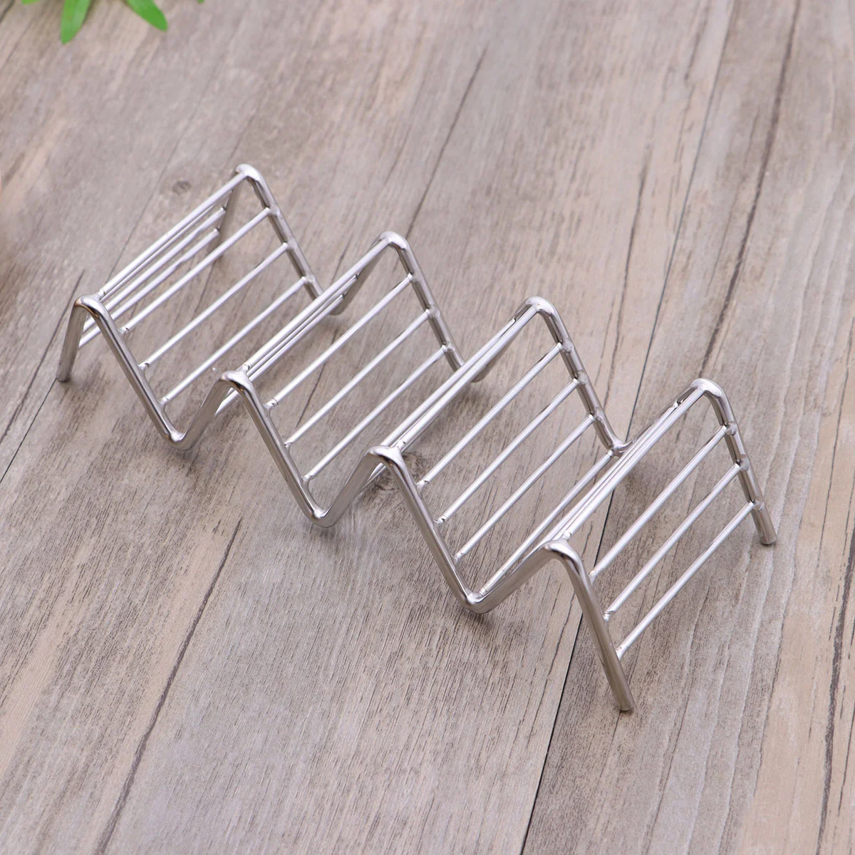 

Taco Holder Stand Rack Shell Tray Tortilla Steel Holders Stainless Racks Metal Kitchen Displayplatters Truck Mini Singleoven