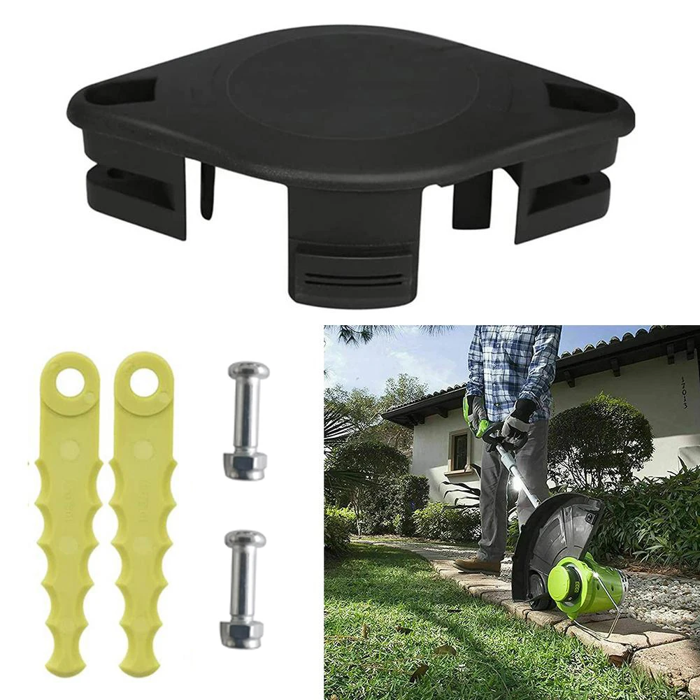 

Ssssssss2 в 1 Поворотная фиксированная линия и Шариковая головка для триммеров Ryobi 18 в 24 В с 2 запасными частями ...