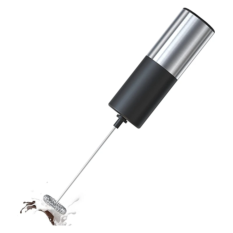 

Milk Frother Handheld Battery Operated Electric Whisk Beater Foam Maker For Coffee, Latte, Cappuccino, Hot Chocolate