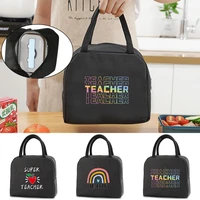 insulated lunch bag canvas handbag picnic thermal lunch pouch travel breakfast box school child cooler lunch bag tote food bags