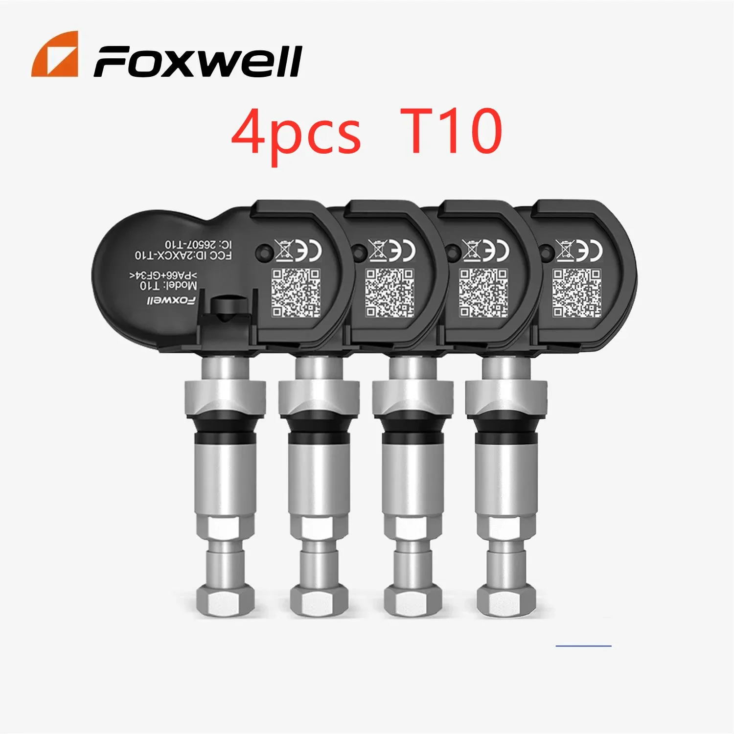 4 шт. Foxwell T10 MX-Sensor TPMS 2 в 1 433 МГц 315 МГц OE Универсальный активационный программируемый монитор давления в шинах тестовые ремонтные инструменты