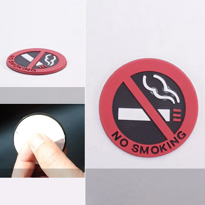 

Наклейка для автомобиля «не курить», Стайлинг s, круглая красная вывеска, Виниловая наклейка для автомобильного стекла, деловой двери, универсальная наклейка