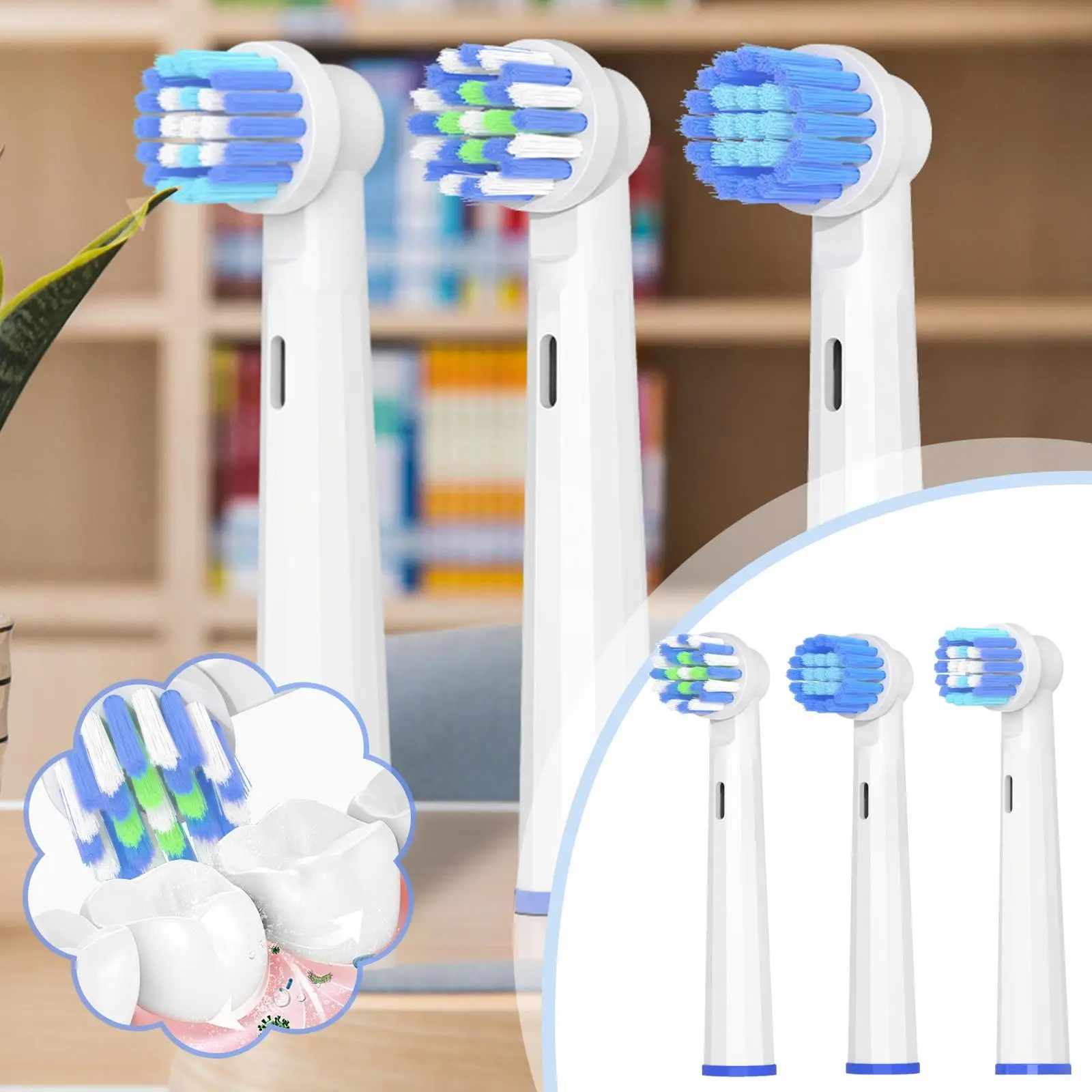 

Toothbrushes Head Professional Replacement Electric Toothbrush Heads for oral-B EB17/EB20/EB50 Sensitive Care Precise Cleaning