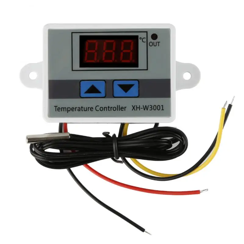 

220V 10A XH-W3001 LED Digital Temperature Controller Thermostat Control Heating Cooling Control Thermoregulator With Sensor