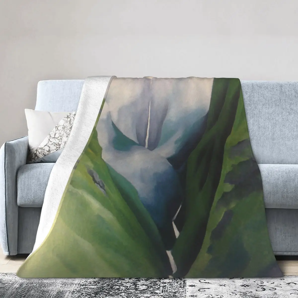 Ультрамягкое одеяло из микрофлиса Georgia O Keeffe