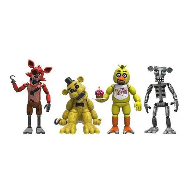 Экшн-фигурка медведя Бонни Фредди фнаф кошмар Фокси Чика шар мини-фигурка для