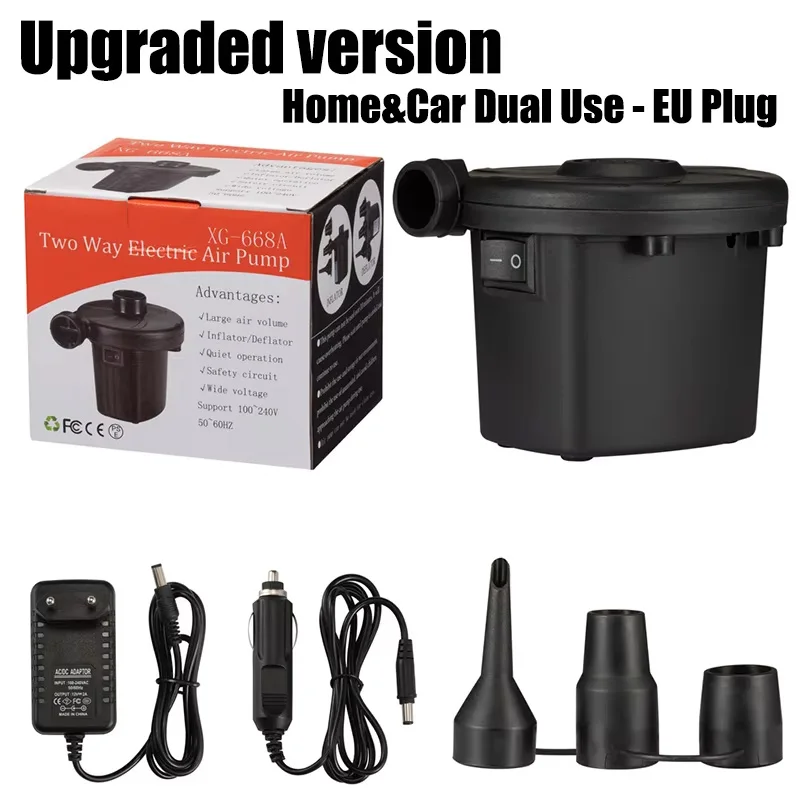 

Мини-электрический Воздушный Насос, Портативный Компрессор Для Надувных Матрасов, Быстрого Наполнения Надувных Матрасов