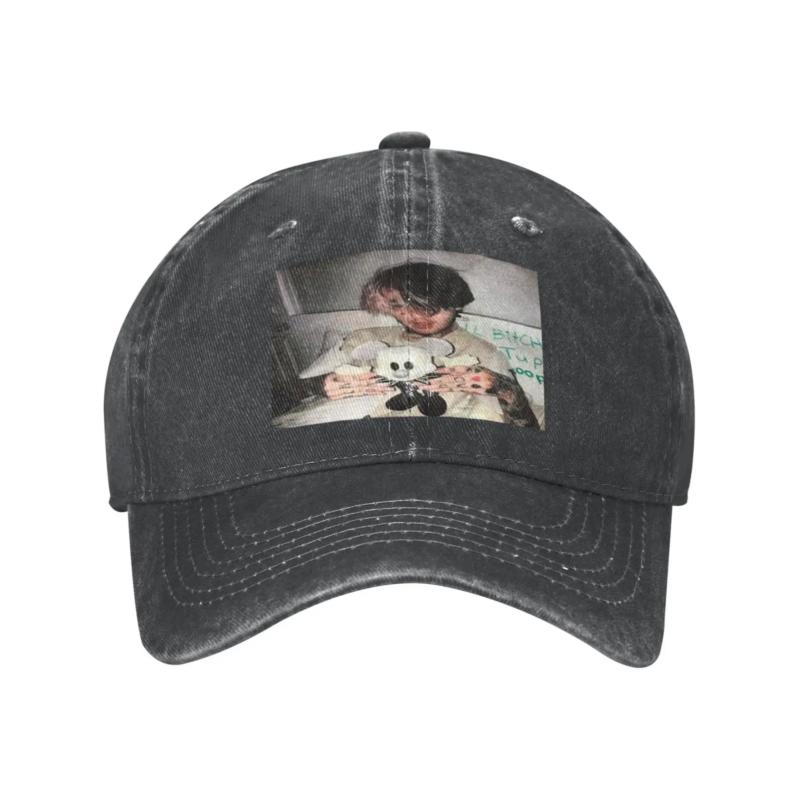 

Бейсболка Lil Peep Tribute Free с виниловой наклейкой, мужские кепки, кепки для мужчин с пользовательским логотипом, Кепка в стиле хип-хоп, Панама, гол...