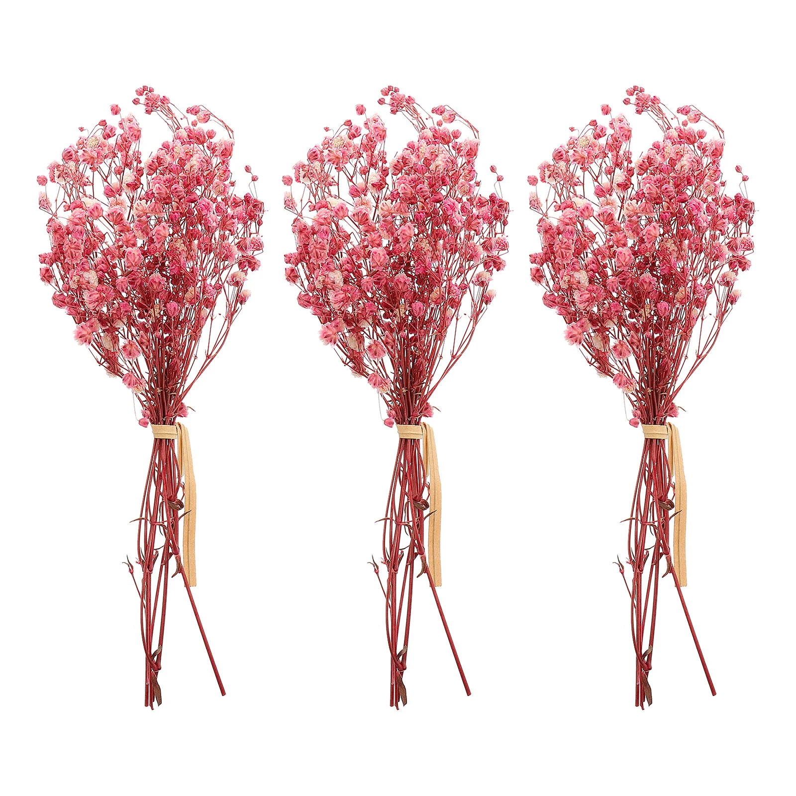 

3 Bunches Dried Flowers Bouquet Small Flower Bouquet Desktop Floral Adornment