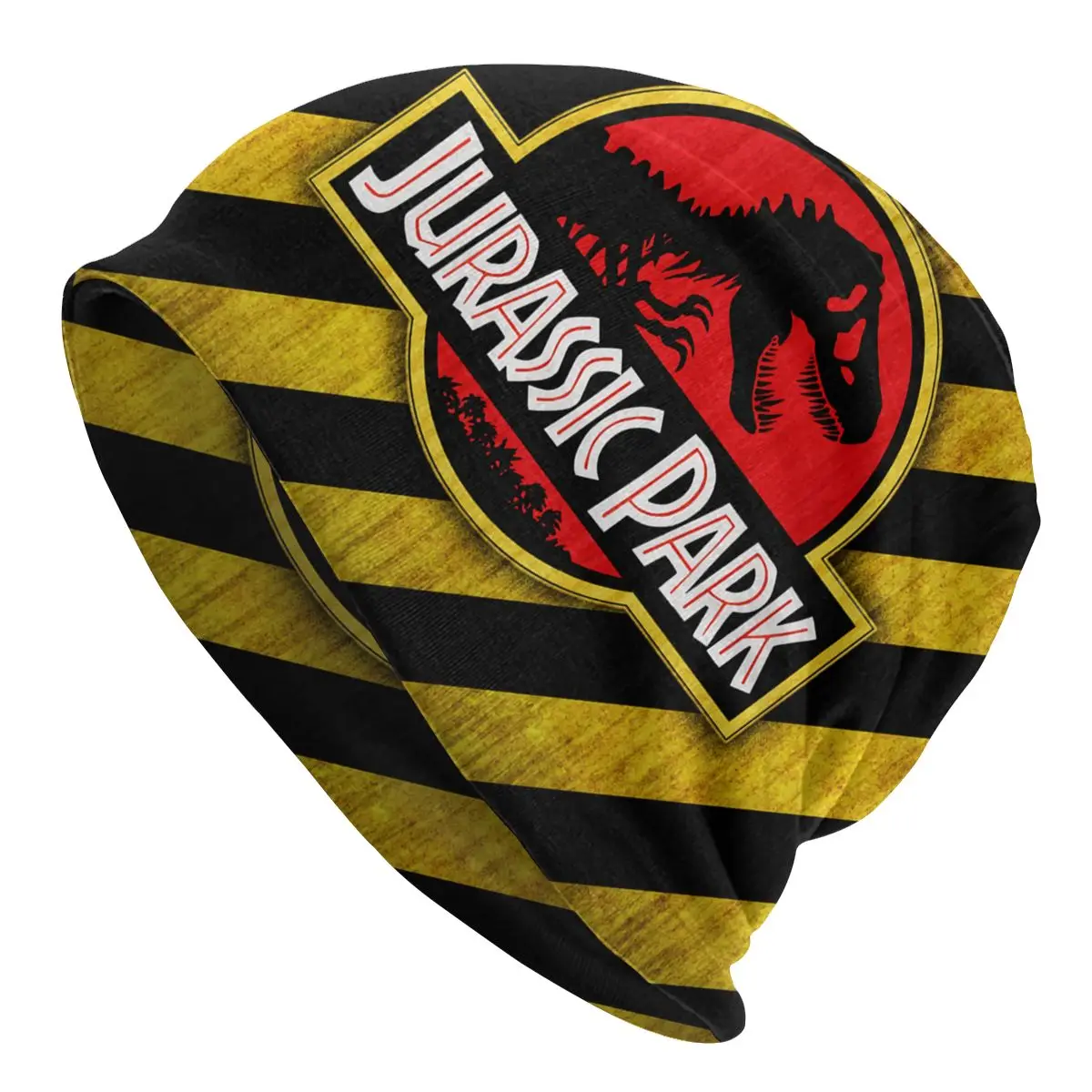 

Зимняя Теплая Вязаная Шапка чепчик унисекс с логотипом парка Юрского периода