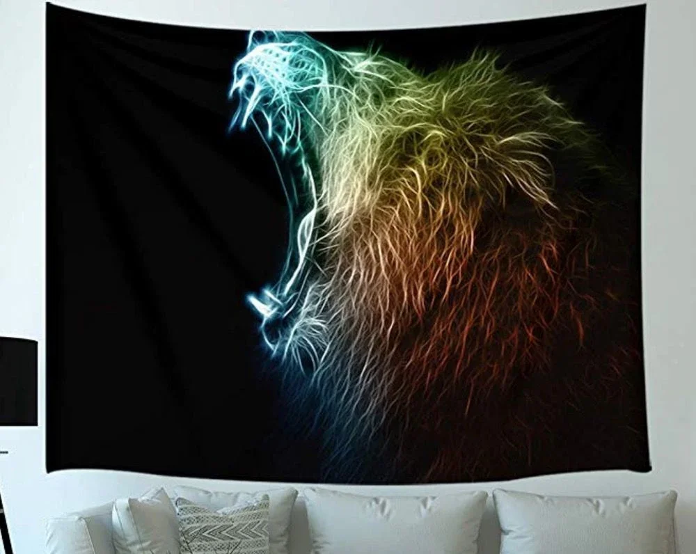 

Background wall blanket animal tapestry