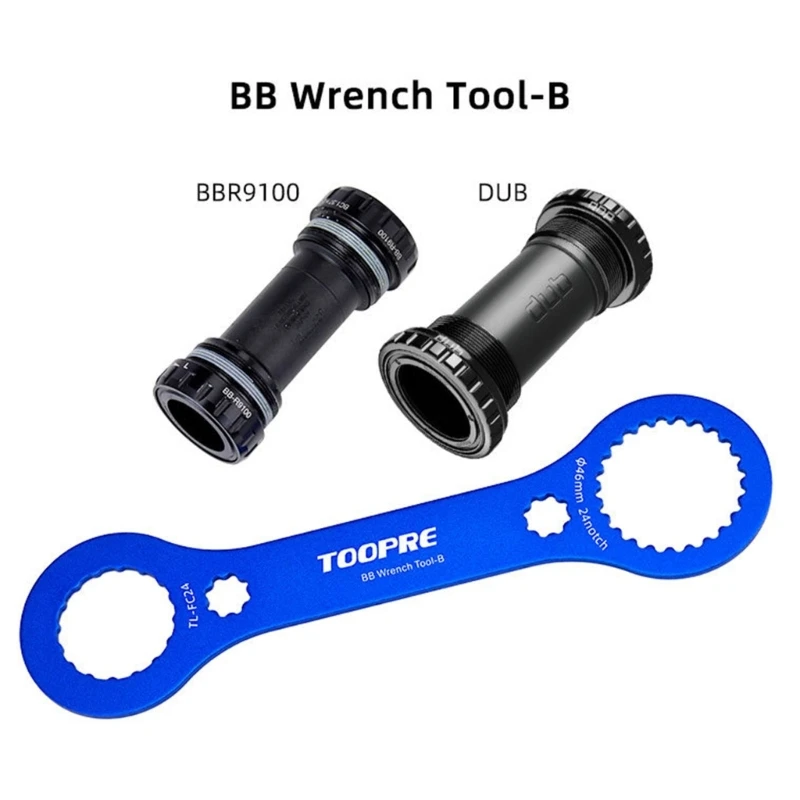 

DUB Bottom Bracket Repair Tool Aluminium Alloy Bike Wrench Tool Road Bicycles Dental Disc Removal Tools