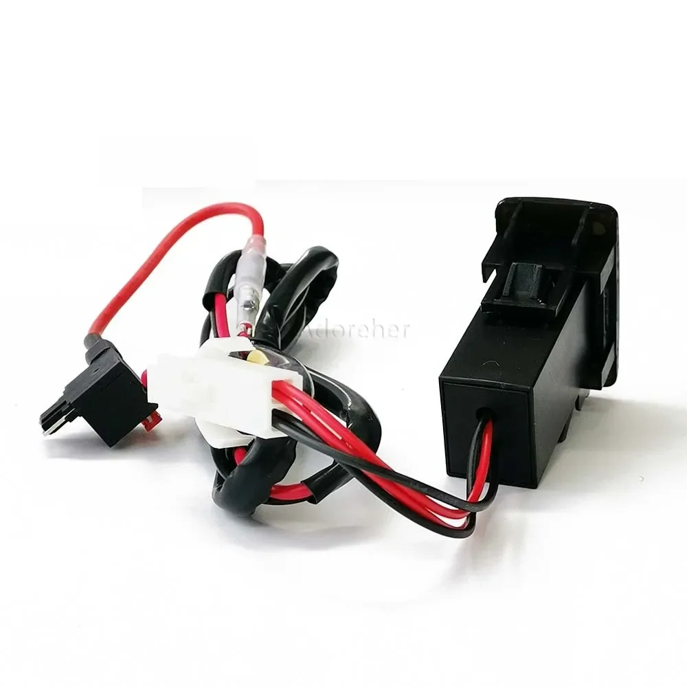 Автомобильное быстрое зарядное устройство с двумя USB-портами 12 В адаптер питания