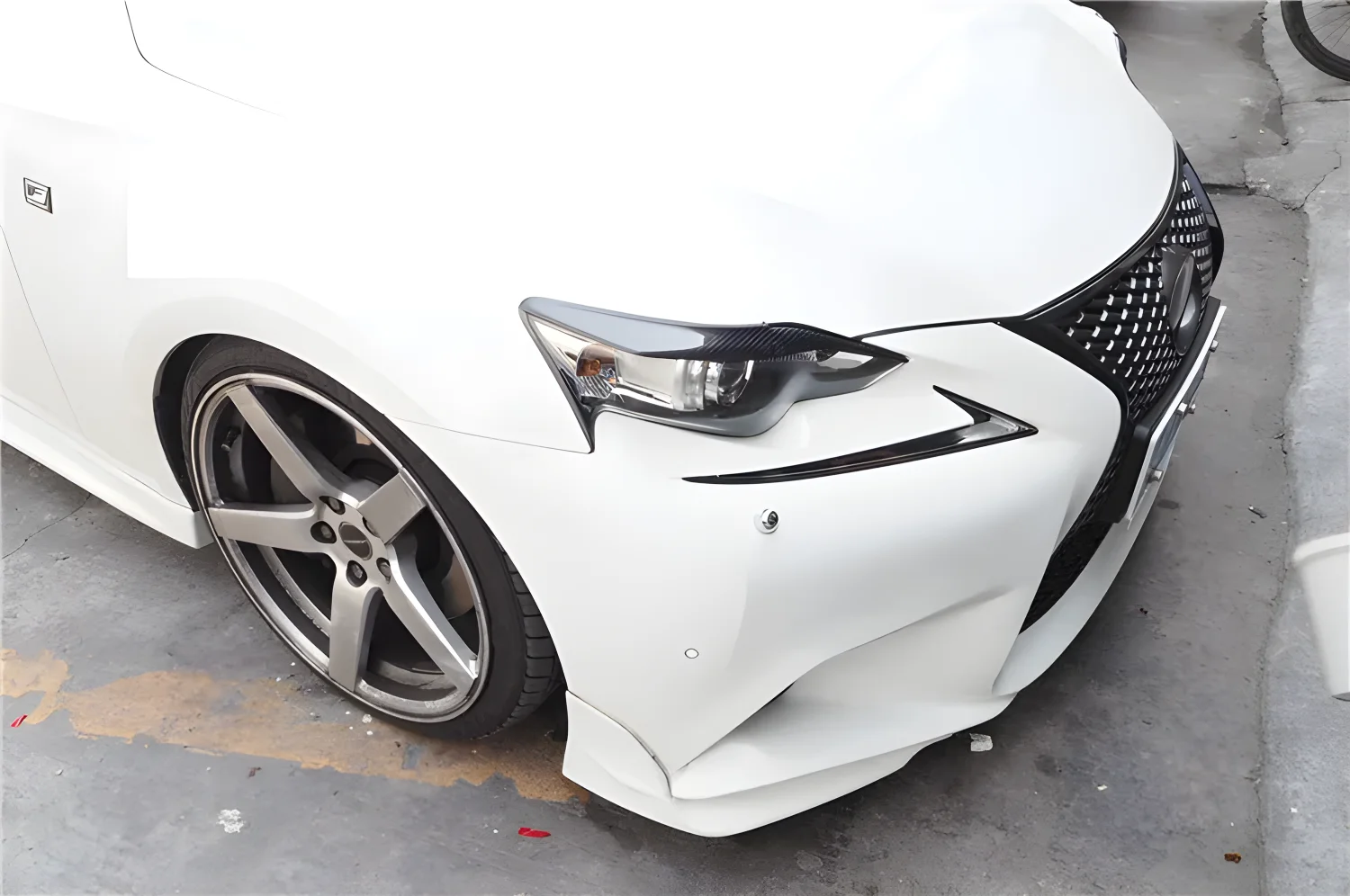 Передняя фара автомобиля MV TUNING губы брови накладки подходят для LEXUS IS200t IS250 2013-2016