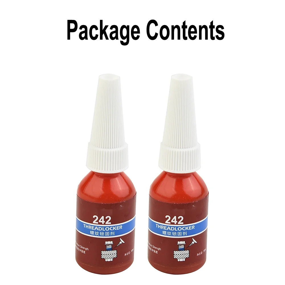 2x10 мл металлический уплотнитель для резьбы анаэробный клей клейкий винт