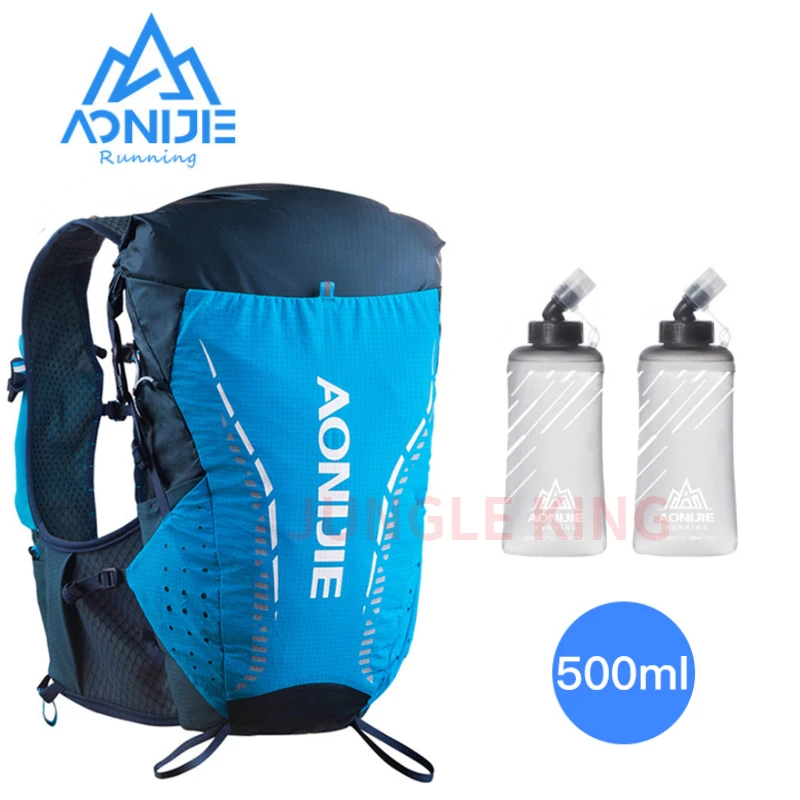 AONIJIE 18L Cycling Climbing Backpack Rucksack Men Women Sports Bag Outdoor Hiking Running Hydration Backpack with Water Bottles