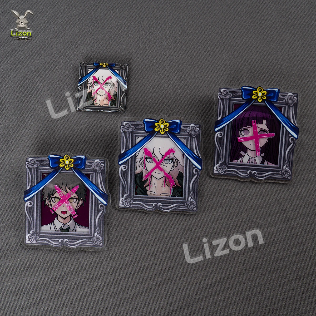Аниме значок Danganronpa портрет акриловая подвеска Kokichi Ouma Chiaki Nanami аксессуары для