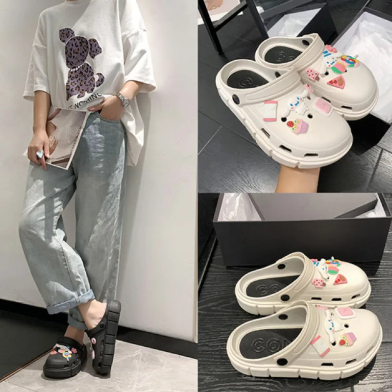 

Women's Thick Sole Indoor waterproof Beach Slippers