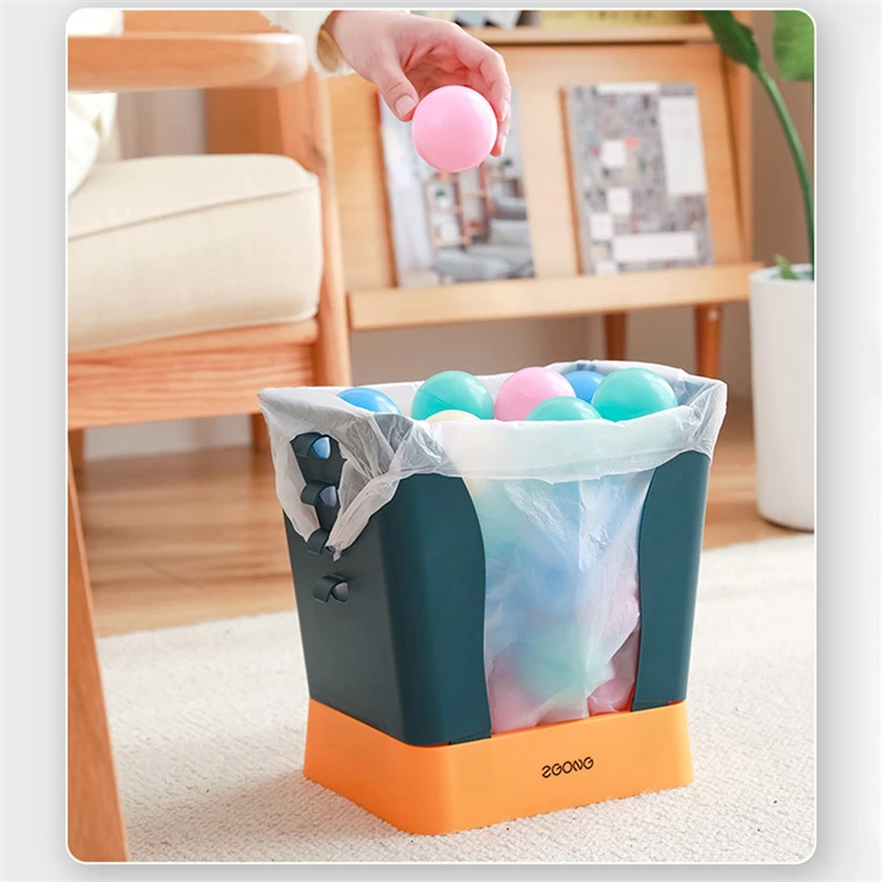 

Раздвижная корзина для мусора, бытовая Регулируемая корзина для мусора большой емкости для кухни, ванной