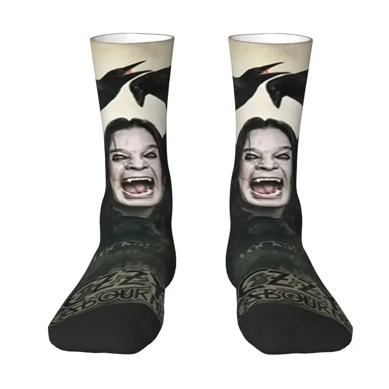

Милые носки Ozzy Осборна для мужчин и женщин, теплые спортивные носки с 3D-принтом из тяжелых металлов в стиле рок, музыки, певицы, баскетбола
