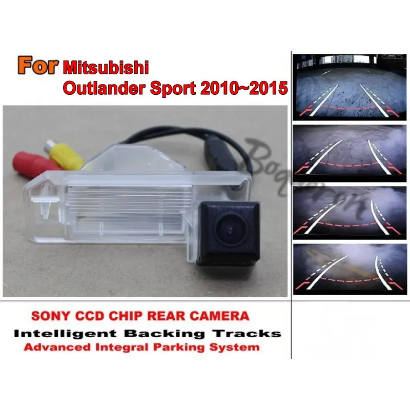 

For Mitsubishi Outlander Sport 2010~2016 Smart Tracks Chip Camera / HD CCD Intelligent Dynamic Parking Car Rear View Camera