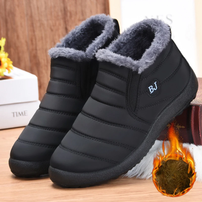 

NEW 2023 Boots Men Snow Outdoor Mens Shoes Army Men's Winter Boots Hiking Ankle Boots Waterproof Men Shoes Work Shoes Footwear