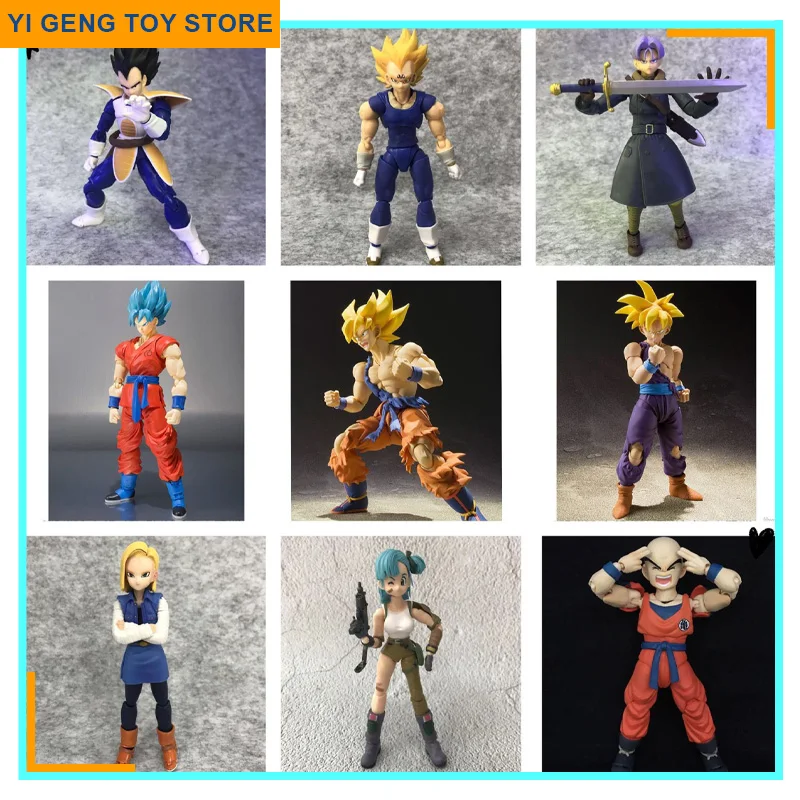 

Экшн-фигурки Dragon Ball Z Shf растение Сон Гоку Гохан Android 18 Фриза куририририн супер сайян Гоку плавки коллекционные модели игрушки