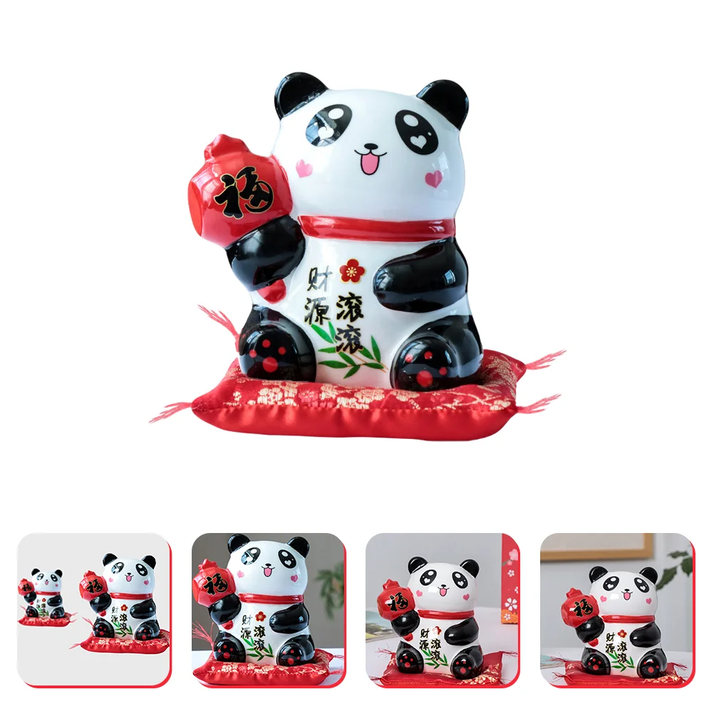 

1 Set Children' Piggy Banks Maneki Neko Figurine Property Box Kids Piggy Bank Wealth Porsperity Figurine Saving Pot