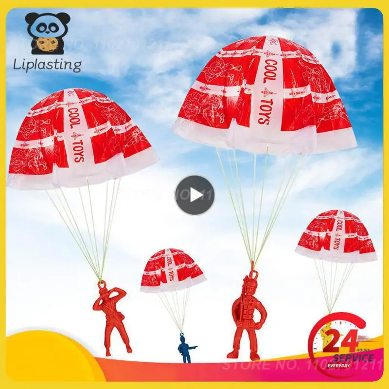 

Kids Game Funny For 7-14 Years Old Flying Parachute With Figure Soldier Children Parachute Toy Children Throwing Parachutes