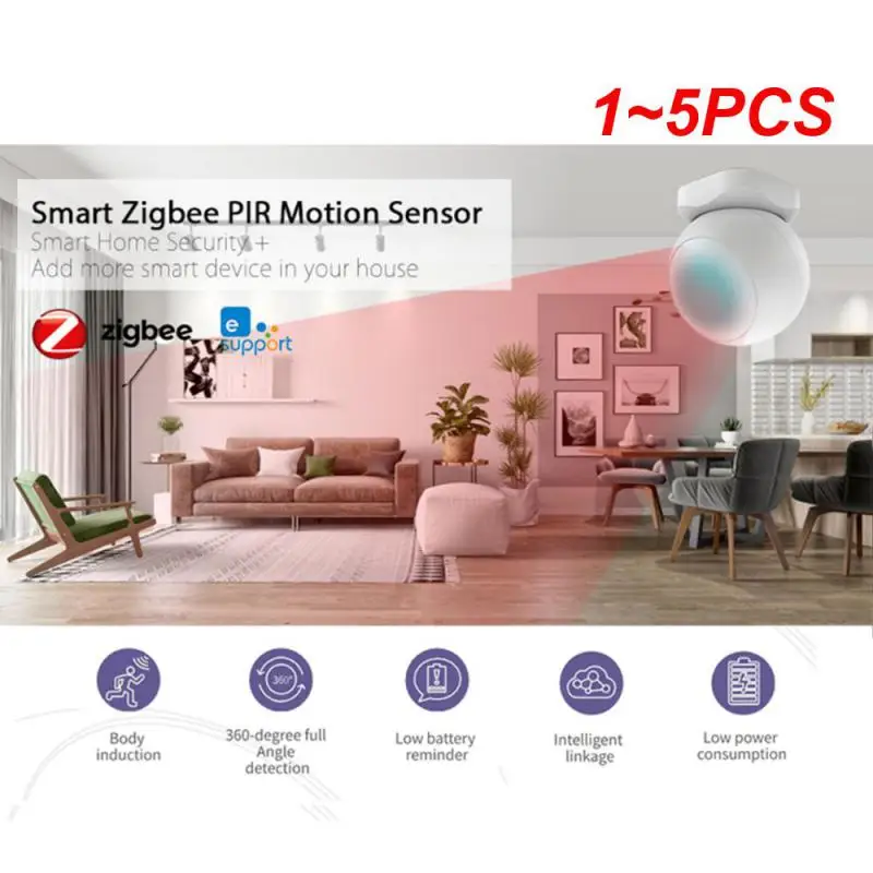 

1~5PCS ZigBee PIR Sensor Infrared Sensor Infrared Human Body Moving Sensor Automatic Intelligent Household Alarm
