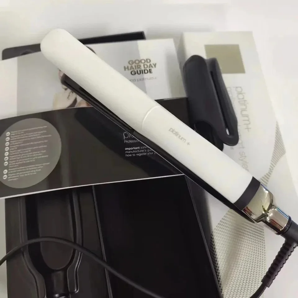 Фото Совместимый с GHD Platinum проводной выпрямитель-расческа 2-в-1 для завивки и выпрямления волос без повреждений, модель 2026 года №4