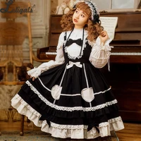 little pudding classic lolita jsk dress cotton midi party dress