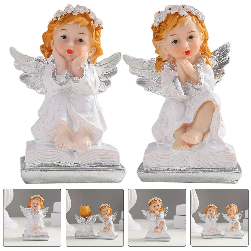 

Angels Statue Angel Figurines Sculpture Figurine Girl Garden Decoration Religious Fairy Resin Statues Praying Christmas