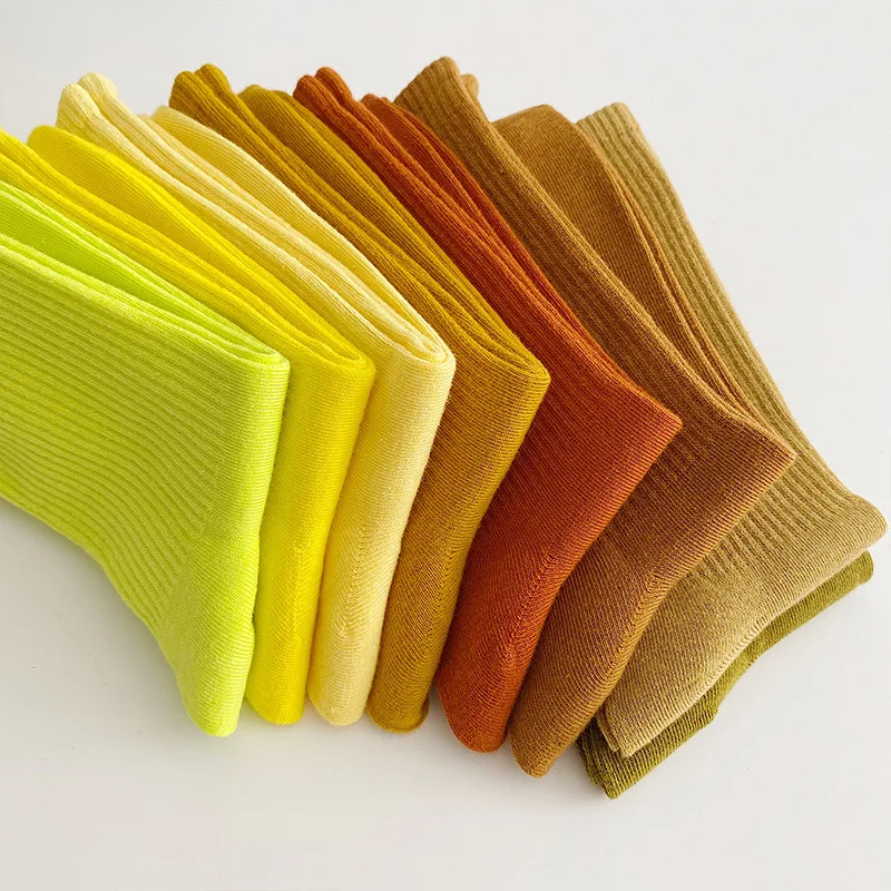 2022 Macaron Candy Color Sports Socks Men's and Women's Same High School Low Tube Elastic Basketball Socks US size(5-10.5)