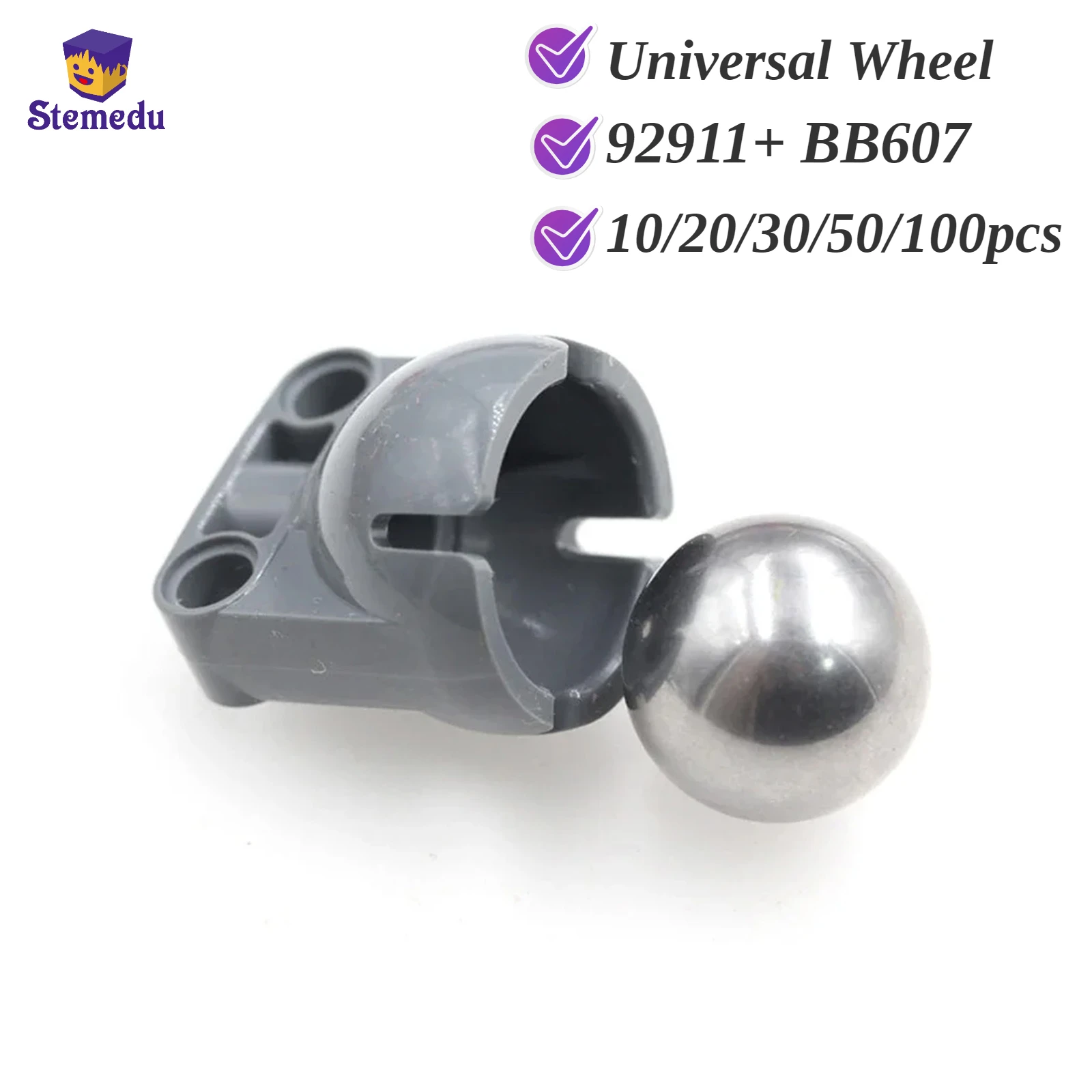 Механические детали MOC 10/20/50/100 шт. аксессуары для строительных блоков