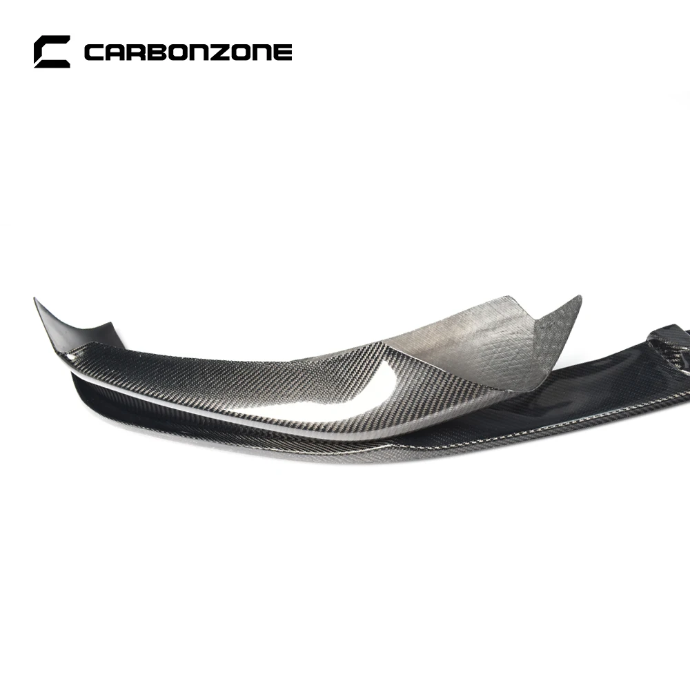 Передний бампер из углеродного волокна в стиле МП для BMW 5 серии G30 диффузор