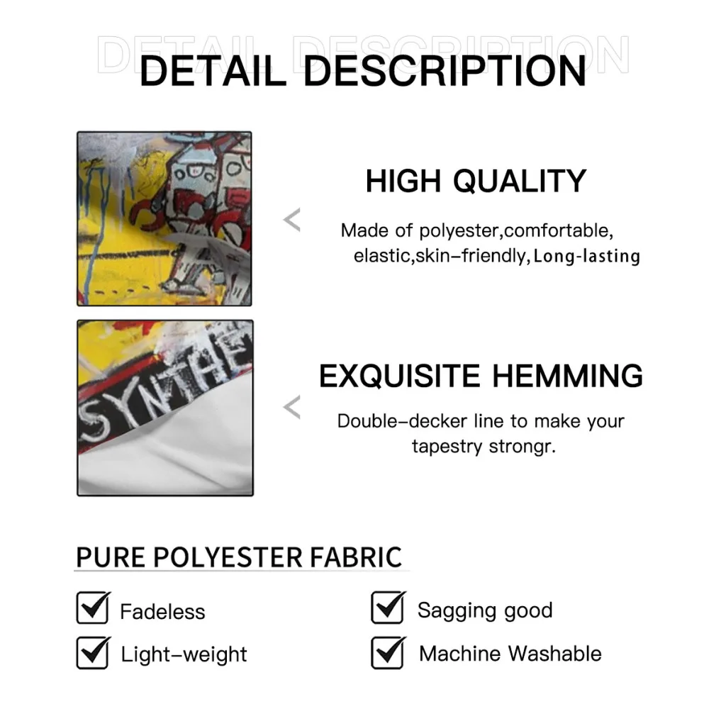 Табула Дыма Детский гобелен Домашнее украшение комнаты