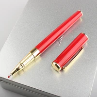 high quality black red white gold accessories metal rollerball pen ink pens ballpoint pen office supplies ballpoint pen
