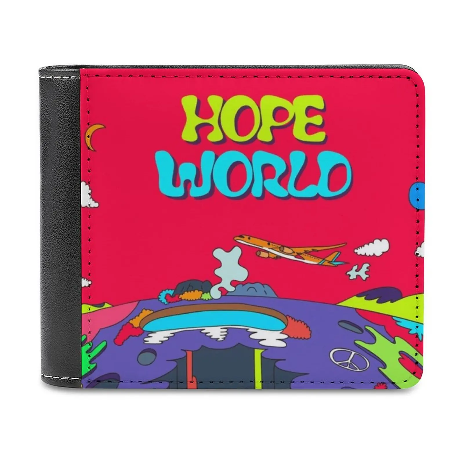 Фото Hope World Iphone Samsung Чехол Мужской Кошелек из искусственной кожи Короткие мужские кошельки Кошелек для кредитных карт для мужчин Сумка для денег Rm Jin Jimin J Hope №1