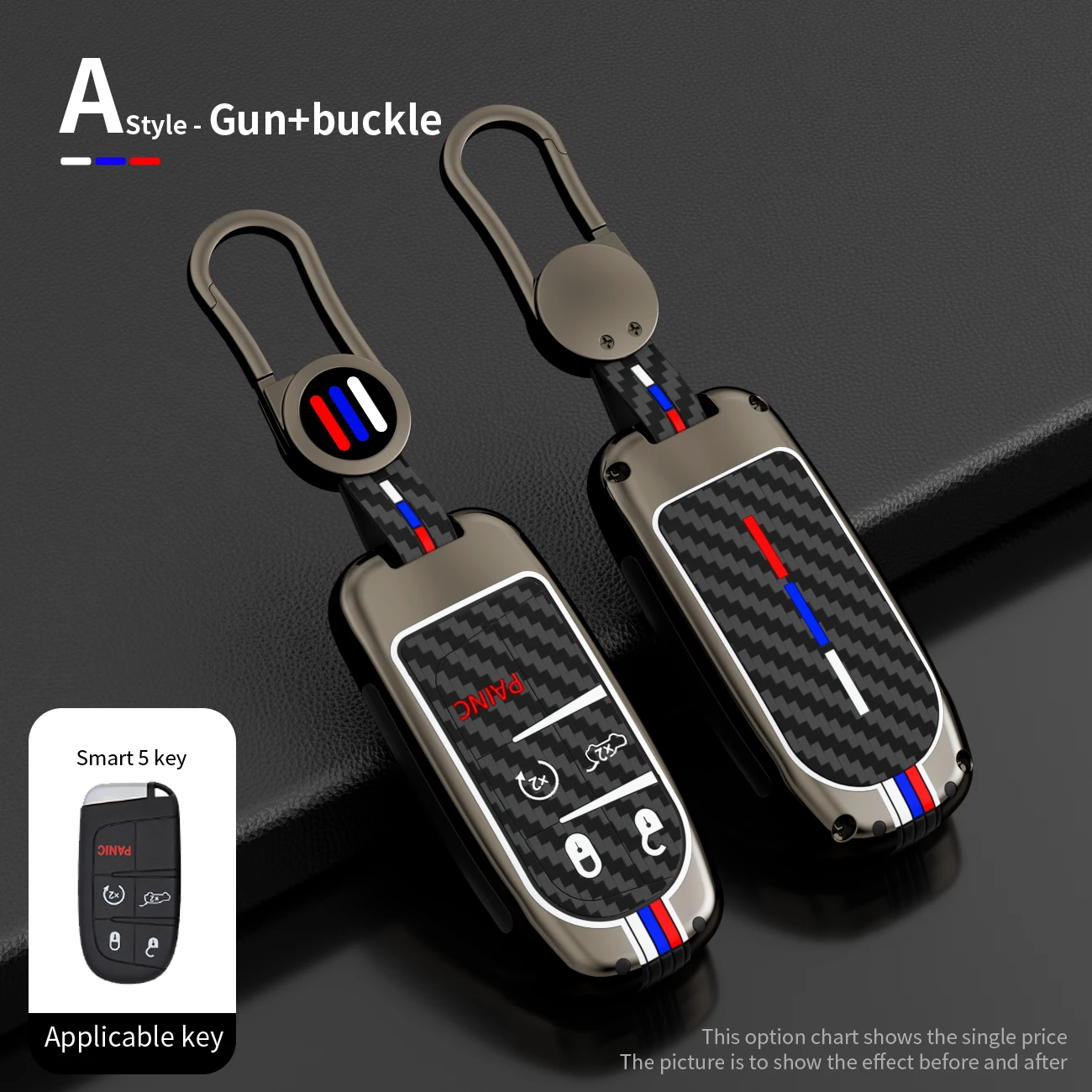 

Car key cover case Fob For Jeep Renegade Compass Grand Cherokee For Chrysler 300C Wrangler Dodge Car Accessaries Keychain