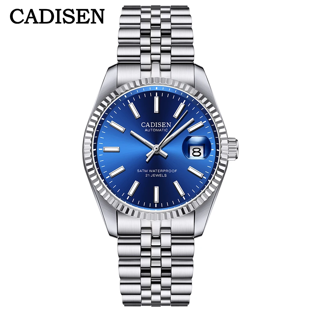 

CADISEN New Men Mechanical Watch Top Brand Luxury Automatic Watch Business Waterproof Gold Wrist watch Mens relogio masculino