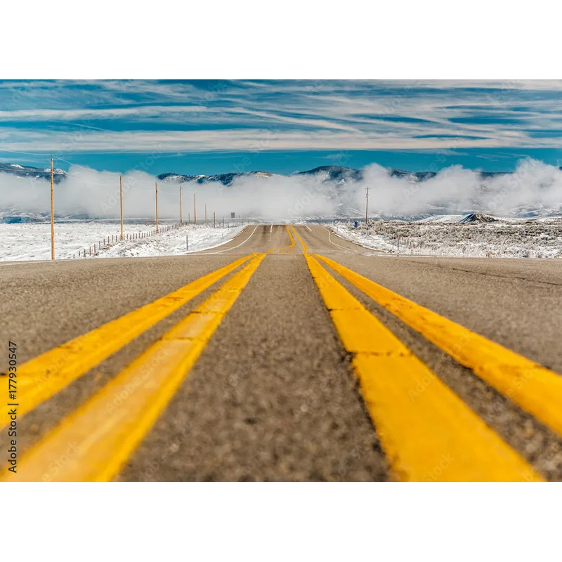 SHENGYONGBAO Highway Nature Scenery Photography Backdrops Travel Landscape Photo Backgrounds Studio Props GLL-04