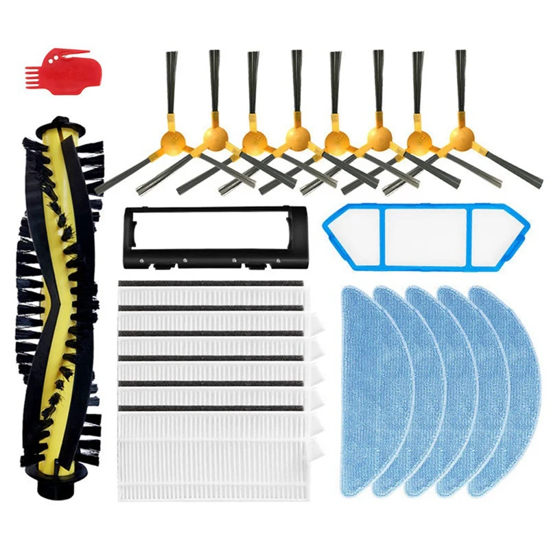 

AD-Replacement Parts Roller Brush Side Brushes Hepa Filters For Neatsvor X500 Robot Vacuum Cleaner Accessories