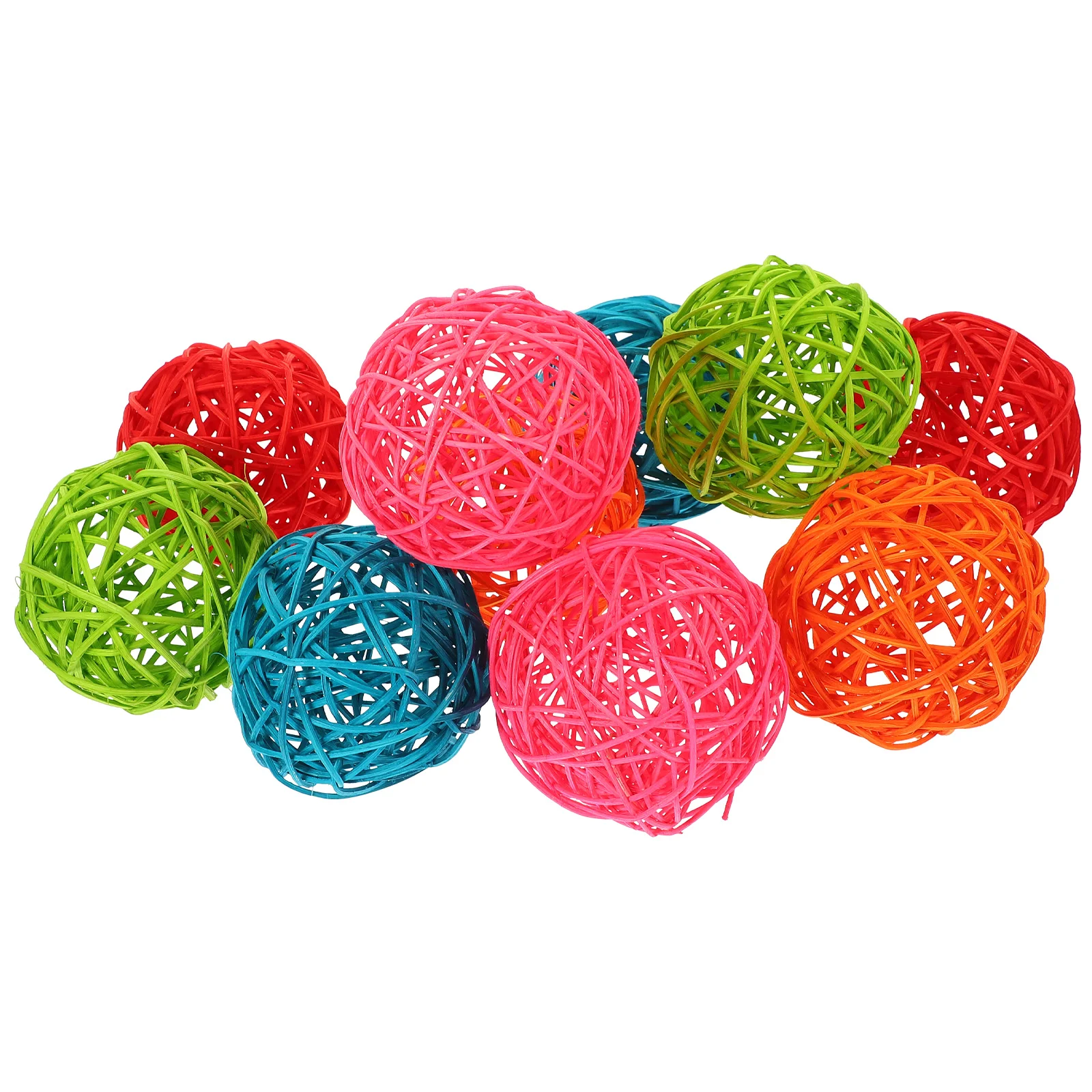 

Wicker Takraw Ball Hanging Rattan Pendant Xmas Vase Filler Balls Decorative Centerpiece