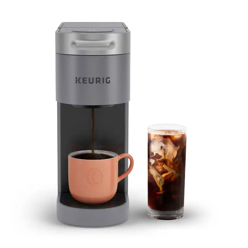 

Кофеварка Keurig K-Slim +, серого цвета, 3 чашки, 8,10 или 12 унций