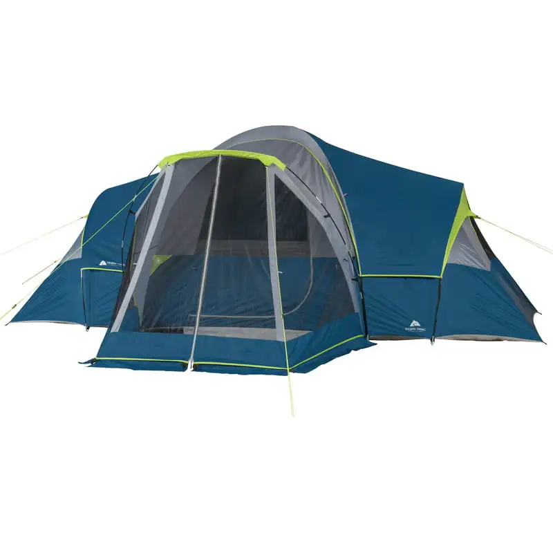 

Family Camping Tent, with 3 Rooms and Screen Porch