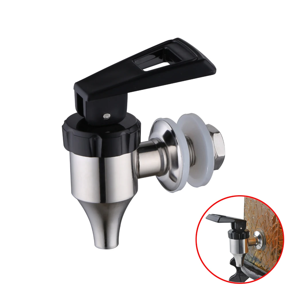 

New 304 Stainless Steel Beverage Drink Dispenser Wine Barrel Spigot Water Faucet Tap Wine Bottles Juice Machines Tap Accessories