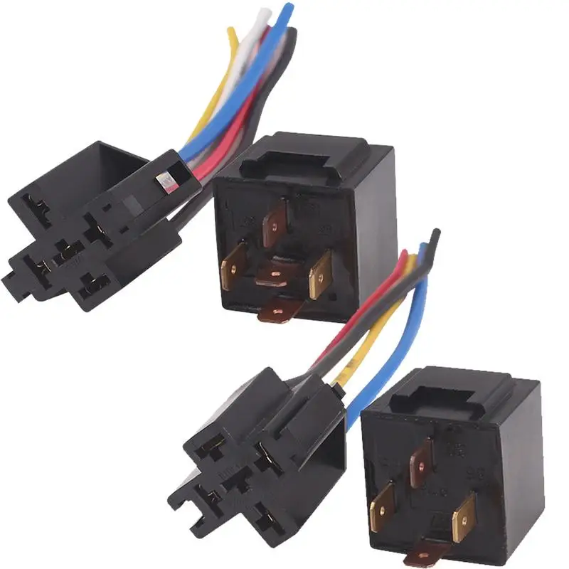 

Waterproof Relay Harness 12V/24V Automotive Relay Heavy Duty Copper Wires 4pinAutomotive Relay With The Fuse Relay Socket For
